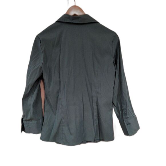 like NEW Blouse apt 9 size s shirt top 3/4 sleeve stretch flattering - Picture 3 of 3